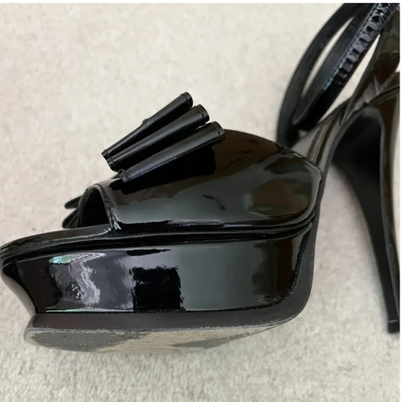 YSL Platform Slingback Heels - Picture 9 of 10